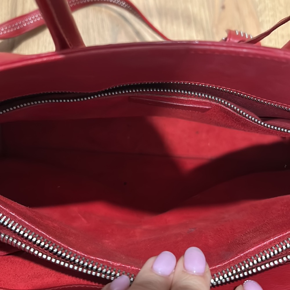 Saint Laurent YSL sac du jour medium red bag - Picture 5 of 10